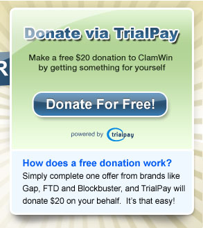 Donate Via TrialPay